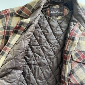 Northwest‎ Territory Wool/Polyester Brown Plaid Shirt Jacket Shacket Mens S